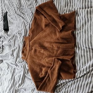 Brown crew neck universal thread sweater